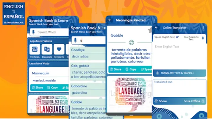 English To Spanish android App screenshot 1